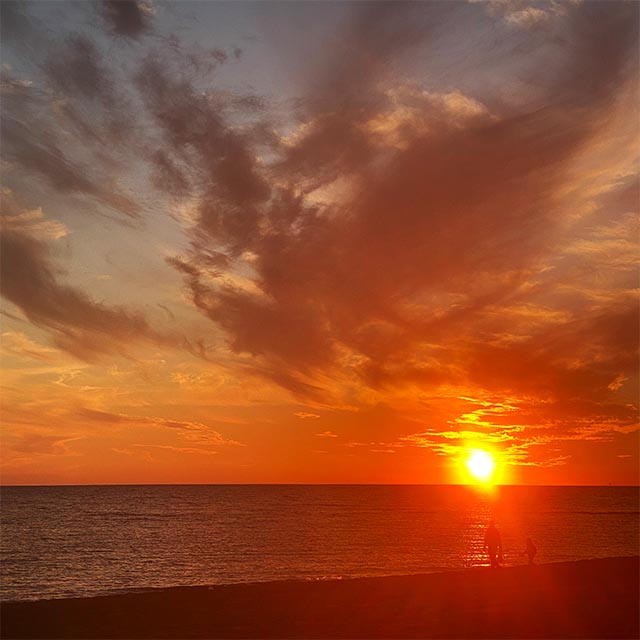 Ostia Antica Rome Ostia Lido Sunset