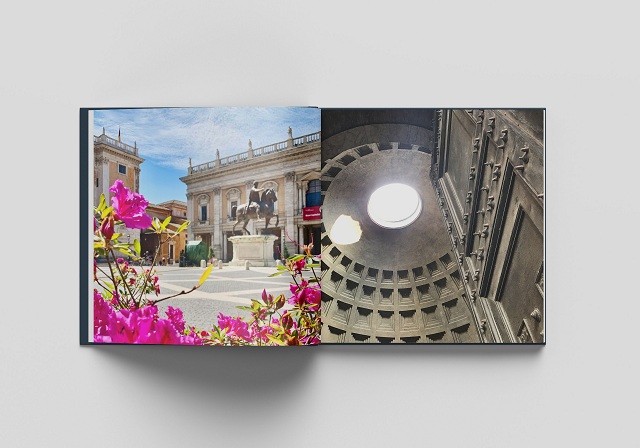 sample of inside of spring photo book