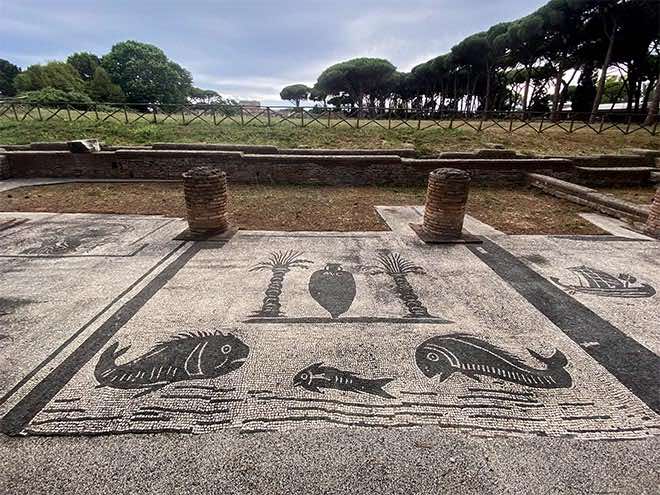 Ostia Antica Rome Piazza Mosaics Ostia Antica Rome Piazza Mosaics