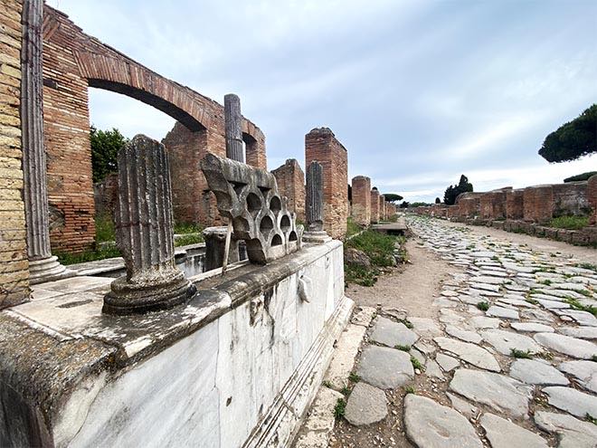 Ostia Antica Rome Fontana Ostia Antica Rome Fontana