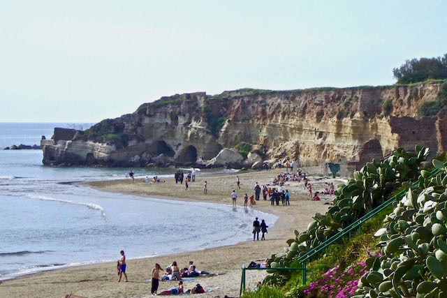 Anzio. Inlet where Nero's Villa once stood
