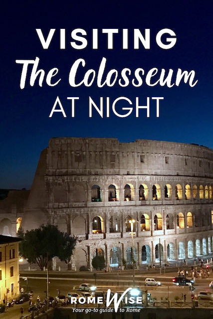 pin colosseum night
