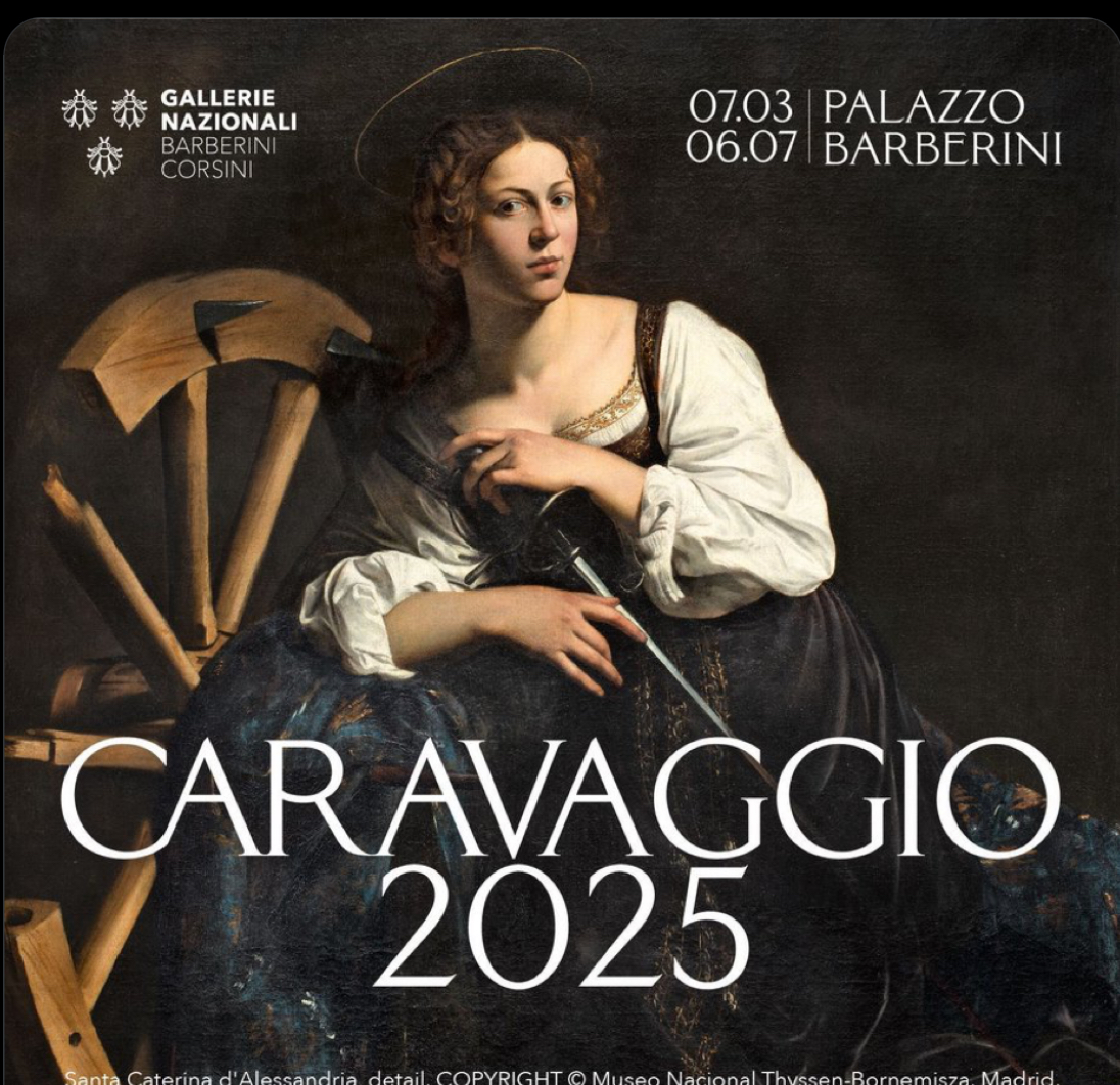 day for night exhibition Caravaggio 2025