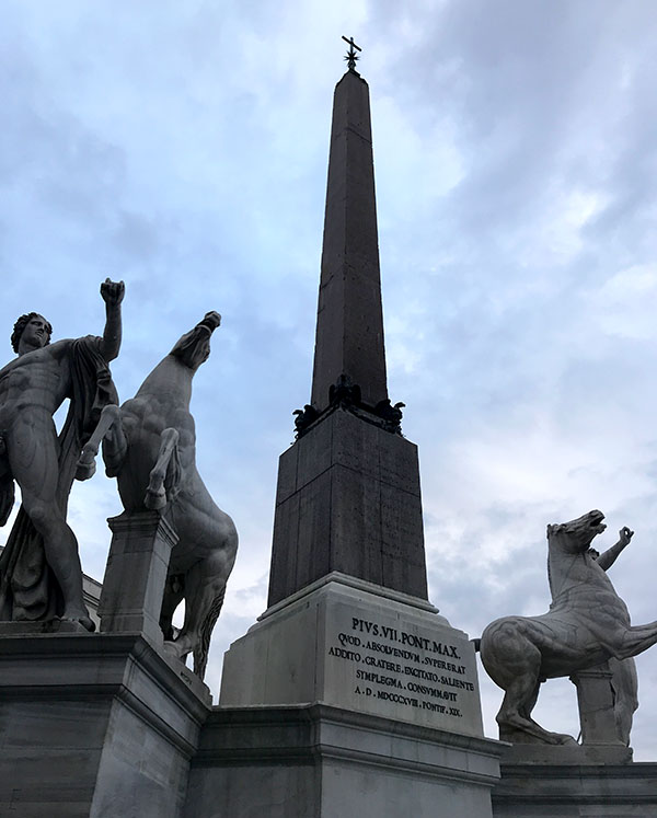 Quirinale Obelisk or Quirinal Obelisk