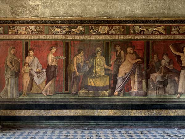 Pompeii Villa of Mysteries Fresco