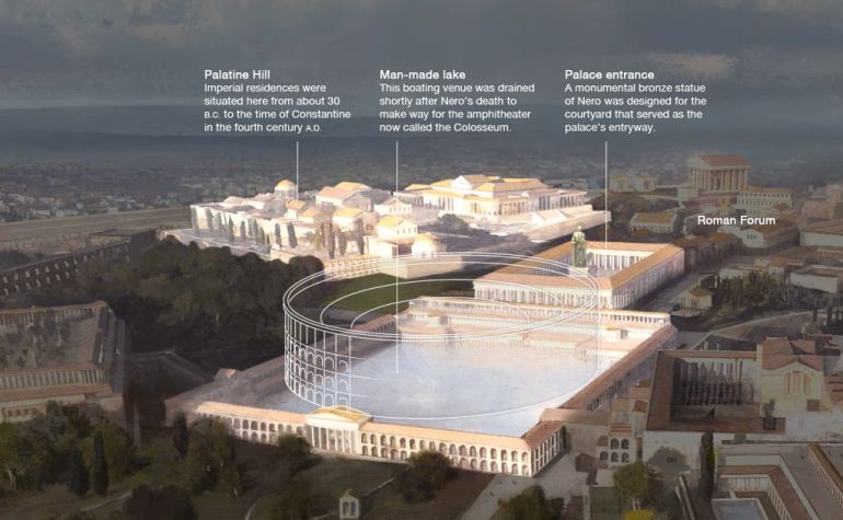 Villa Ancient Roma Rendering Villa Ancient Roma Rendering