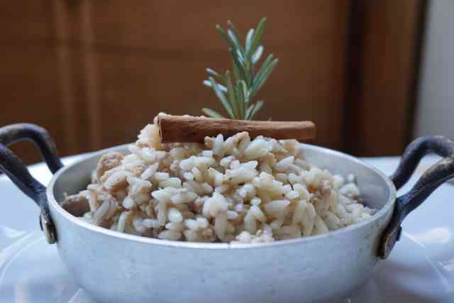 Risotto all-isolana pentolino