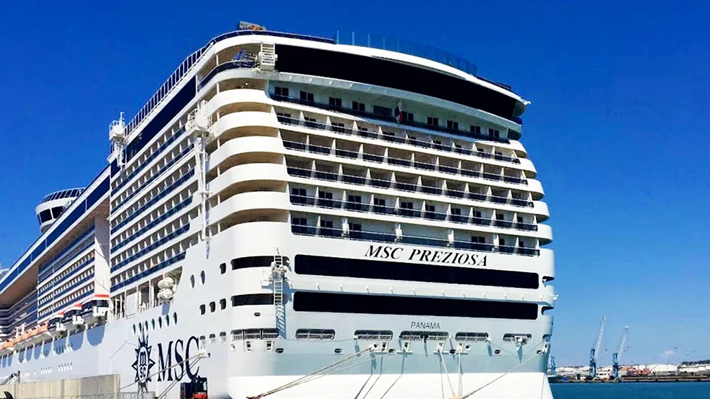 cruise ship at Civitavecchia