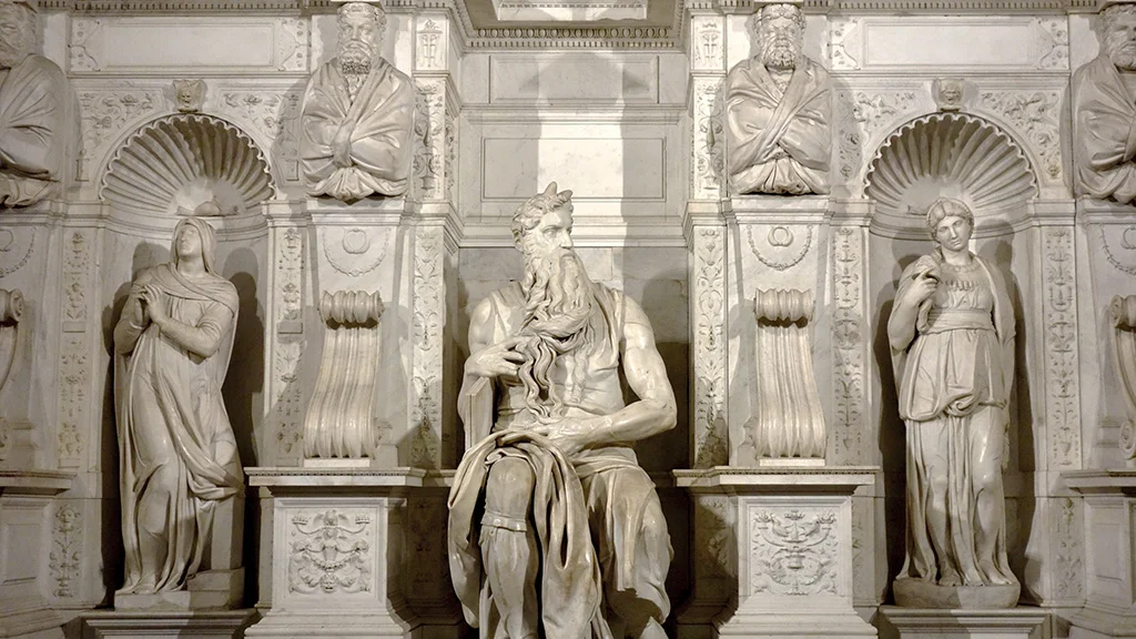 Rome-Saint-Peter-in-Chains-Statue-Assemble-Michelangelo-Romewise-EB-November-2014-Web