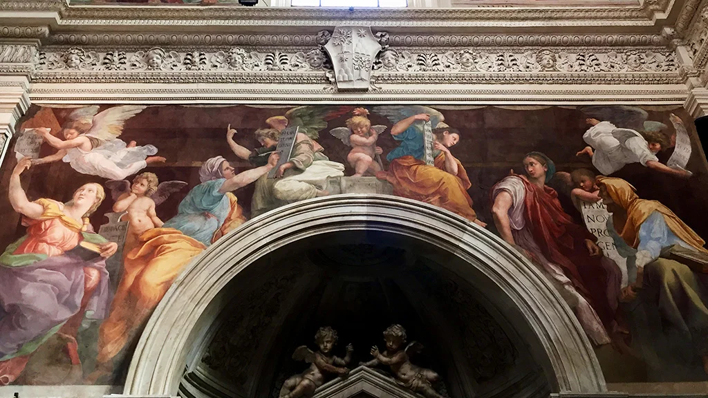 raphael's sybils Rome-Sant-Agostino-Raphael-Isaiah-Romewise-EB-April-2016-Web