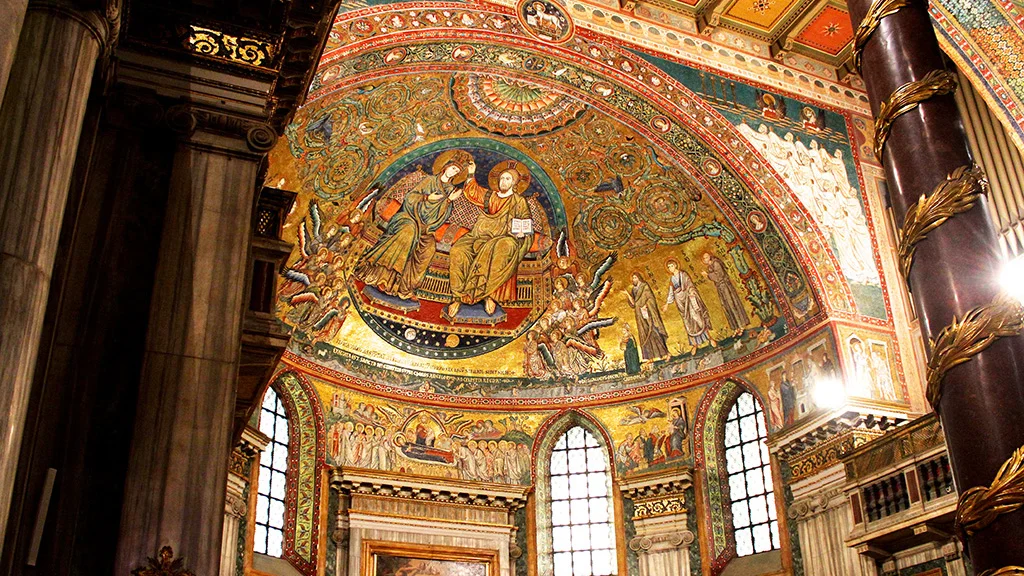 santa maria maggiore apse mosaic