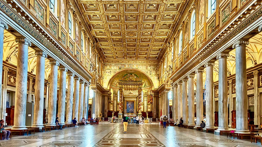 santa maria maggiore central nave santa maria maggiore central nave