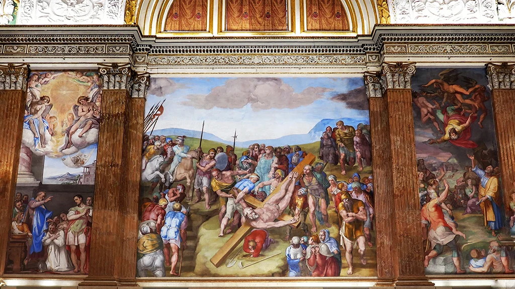 michelangelo pauline chapel paintings Rome-Vatican-Pauline-Chapel-Michelangelo-Romewise-EB-May-2018-Web