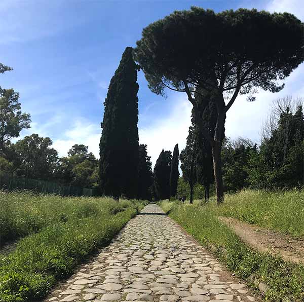 ancient roman road of via appia ancient roman road of via appia