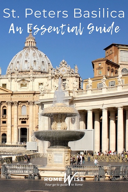 pin st peters basilica