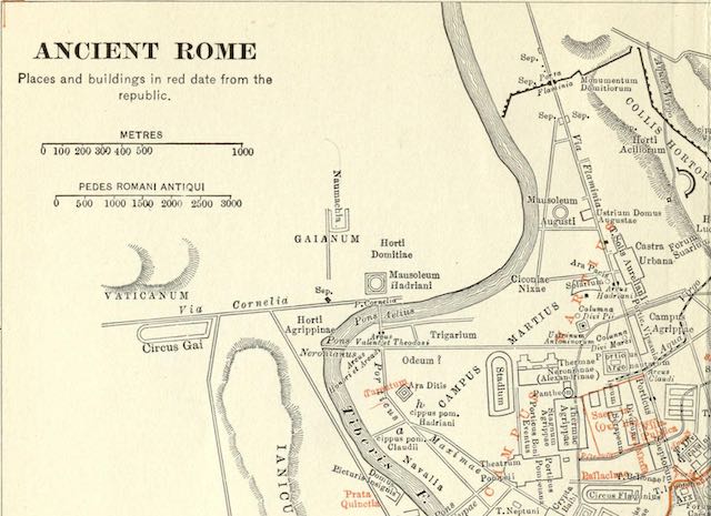 map of ancient rome