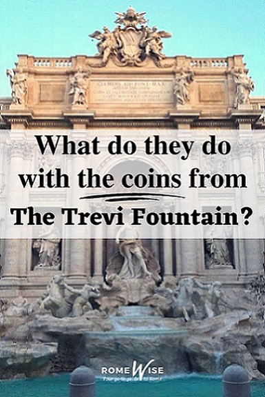 pin trevi fountain rome