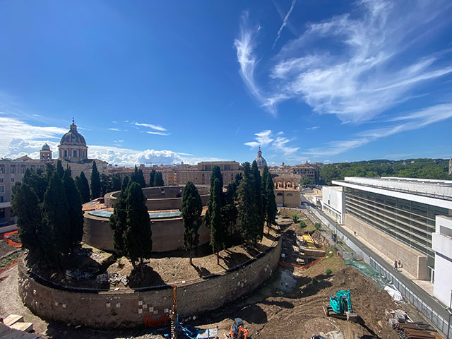 Ara Pacis from above
