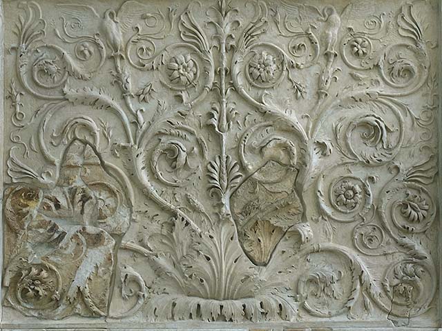 Ara Pacis luperal vegetal panel