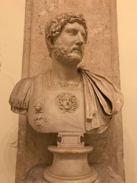 capitoline museums emperor hadrian bust