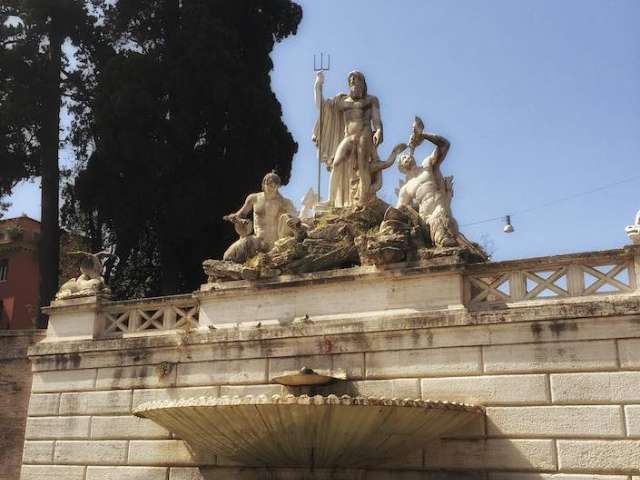 neptune fountain piazza del popolo