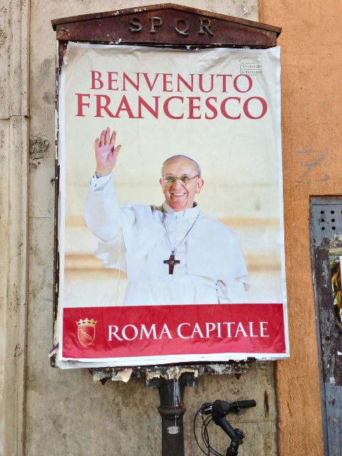 welcome francis poster 2013