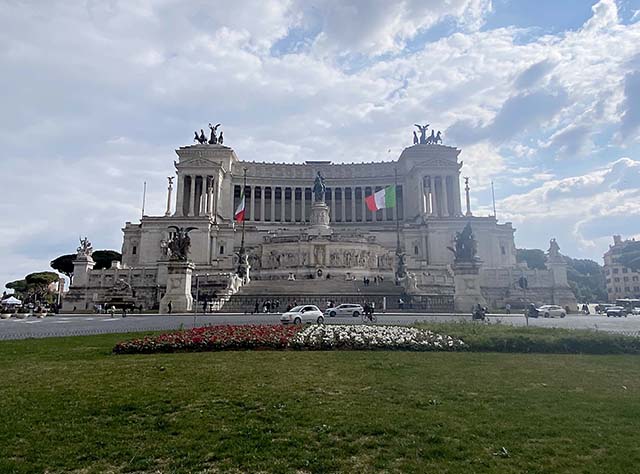 Vittoriano Monument in Piazza Venezia, Rome Italy