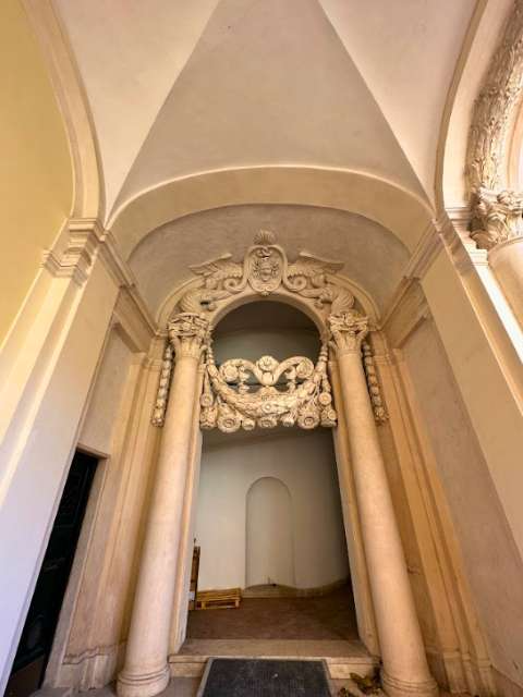 accademia nazionale san luca borromini ramp entrance