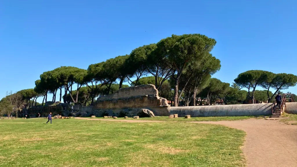 aqueduct park julia ruins trees aqueduct park julia ruins trees