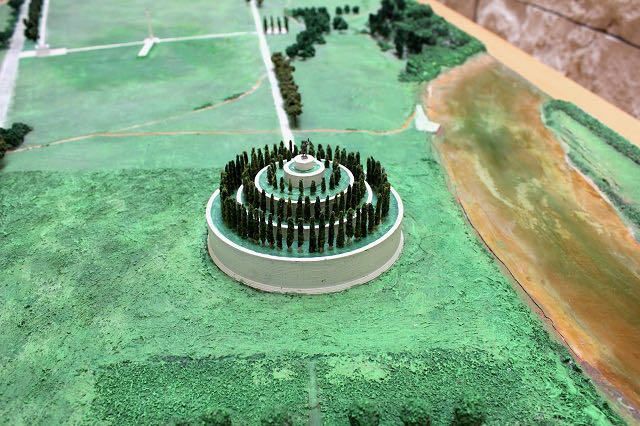 Mausoleum of Augustus model Mausoleum of Augustus model