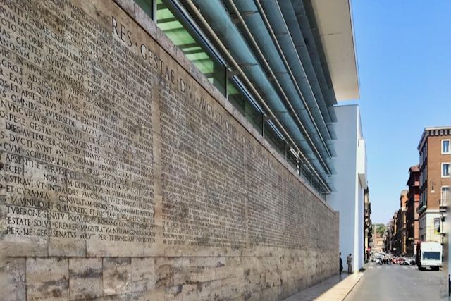 ara pacis next to mausoleum ara pacis next to mausoleum
