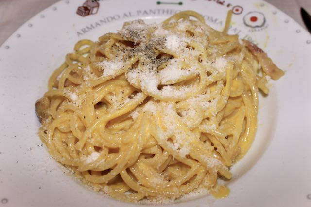 spaghetti alla carbonara at armando al pantheon spaghetti alla carbonara at armando al pantheon