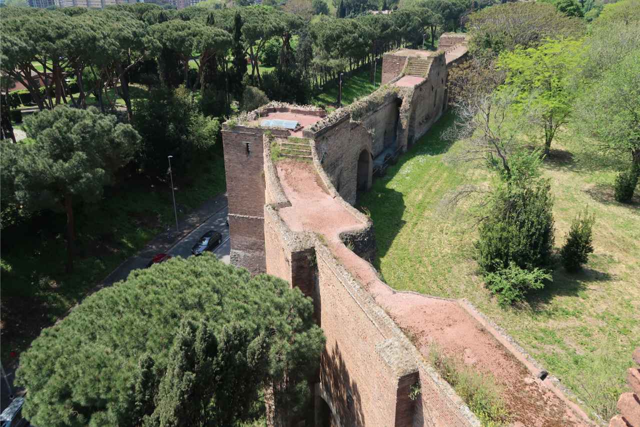 aurelian walls from above