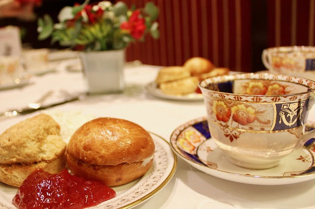 Babingtons Tea room. Scones Babingtons Tea room