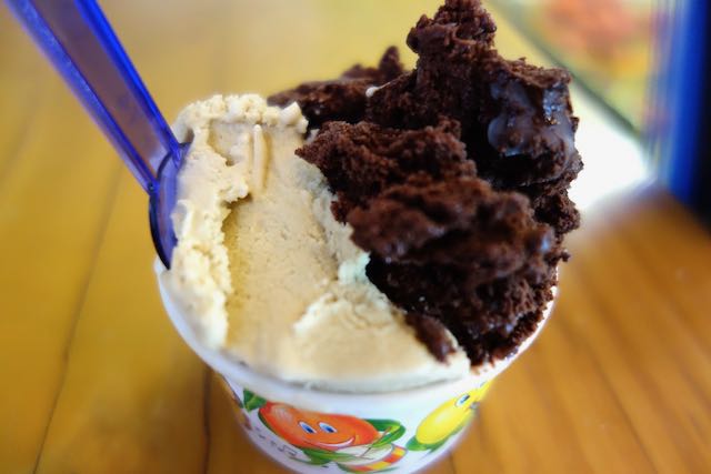 banana and dark chocolate gelato fiocco di neve