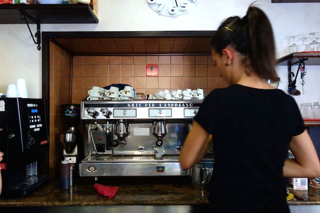 bar della pigna coffee machine