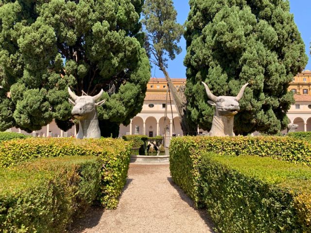 baths of diocletian cloister garden