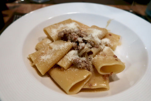 "Manicotti" alla Gricia at Broccolletti