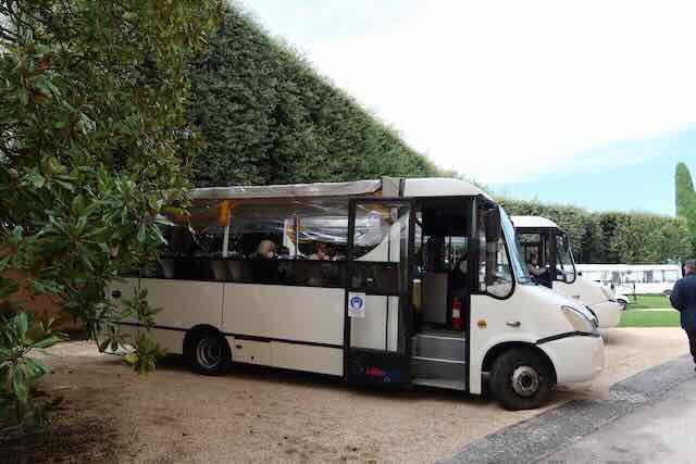 Castel Gandolfo gardens bus tour