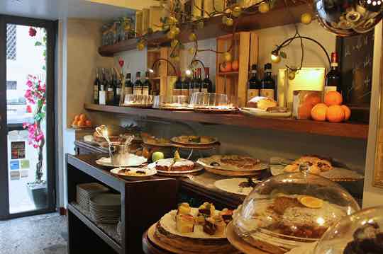 pastry selection at café novecento