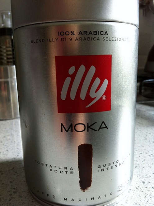 espresso coffee for moka coffeepot