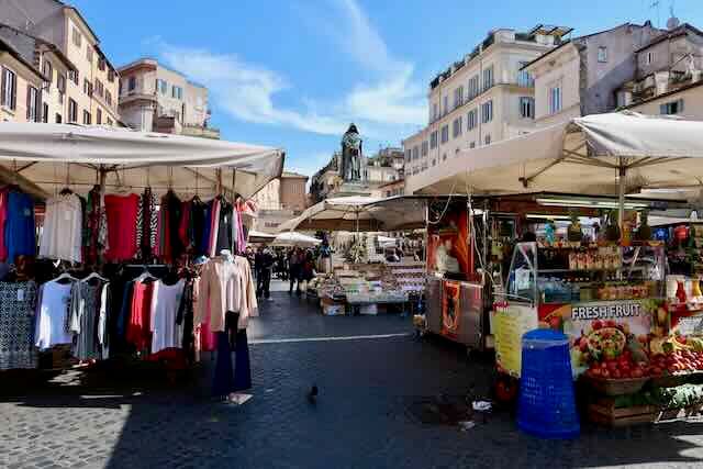 Campo de' Fiori during the day