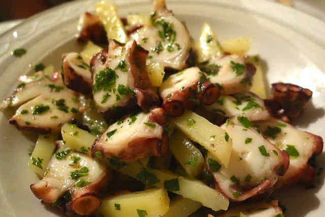 Octopus salad