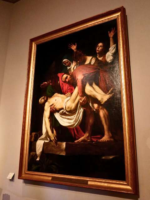 caravaggio deposizione painting