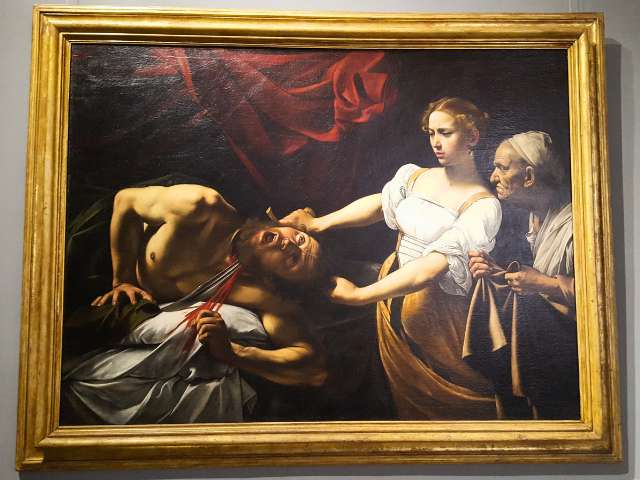 caravaggio judith beheading holofernes painting