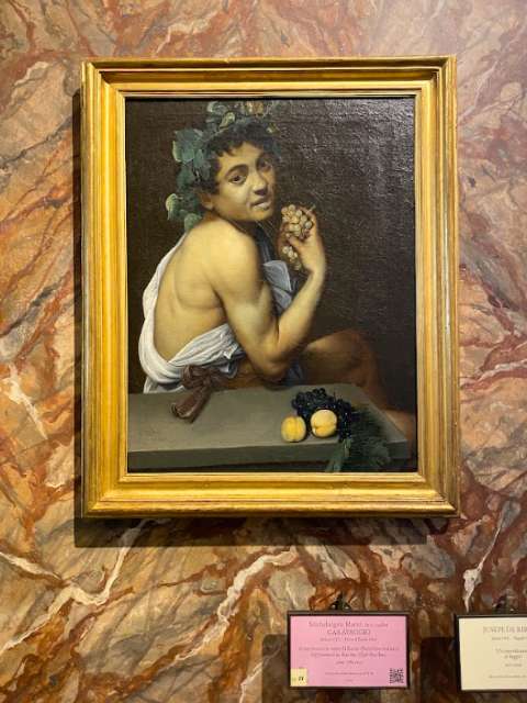 caravaggio young sick bacchus painting