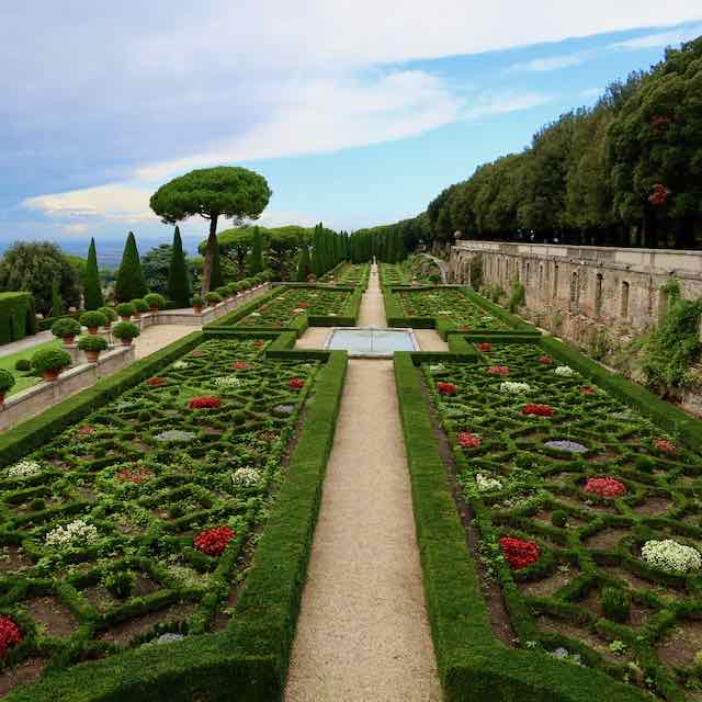 papal gardens at castel gandolfo