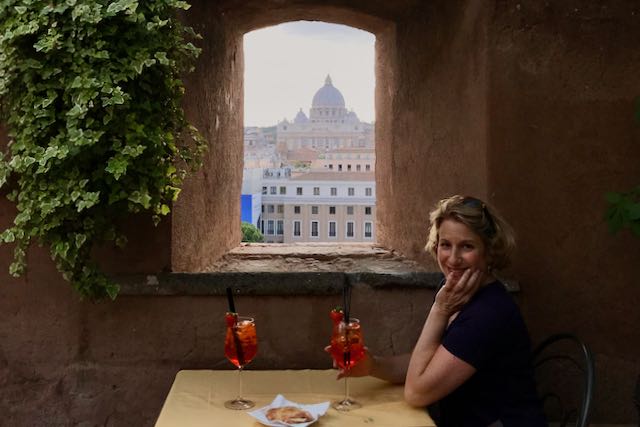 me at castel sant'angelo