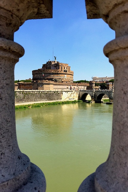 castel sant'angelo from bridge castel sant'angelo from bridge