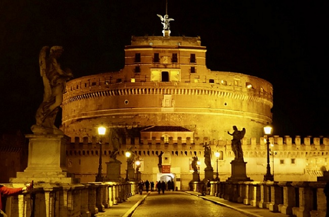 castel sant'angelo by night castel sant'angelo by night